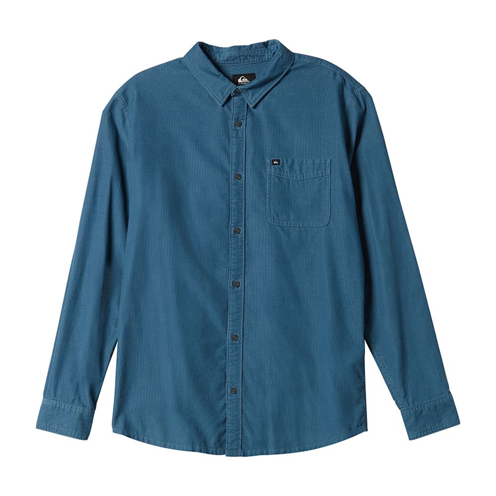 Quiksilver SMOKE TRAIL - Chemise Homme agean blue