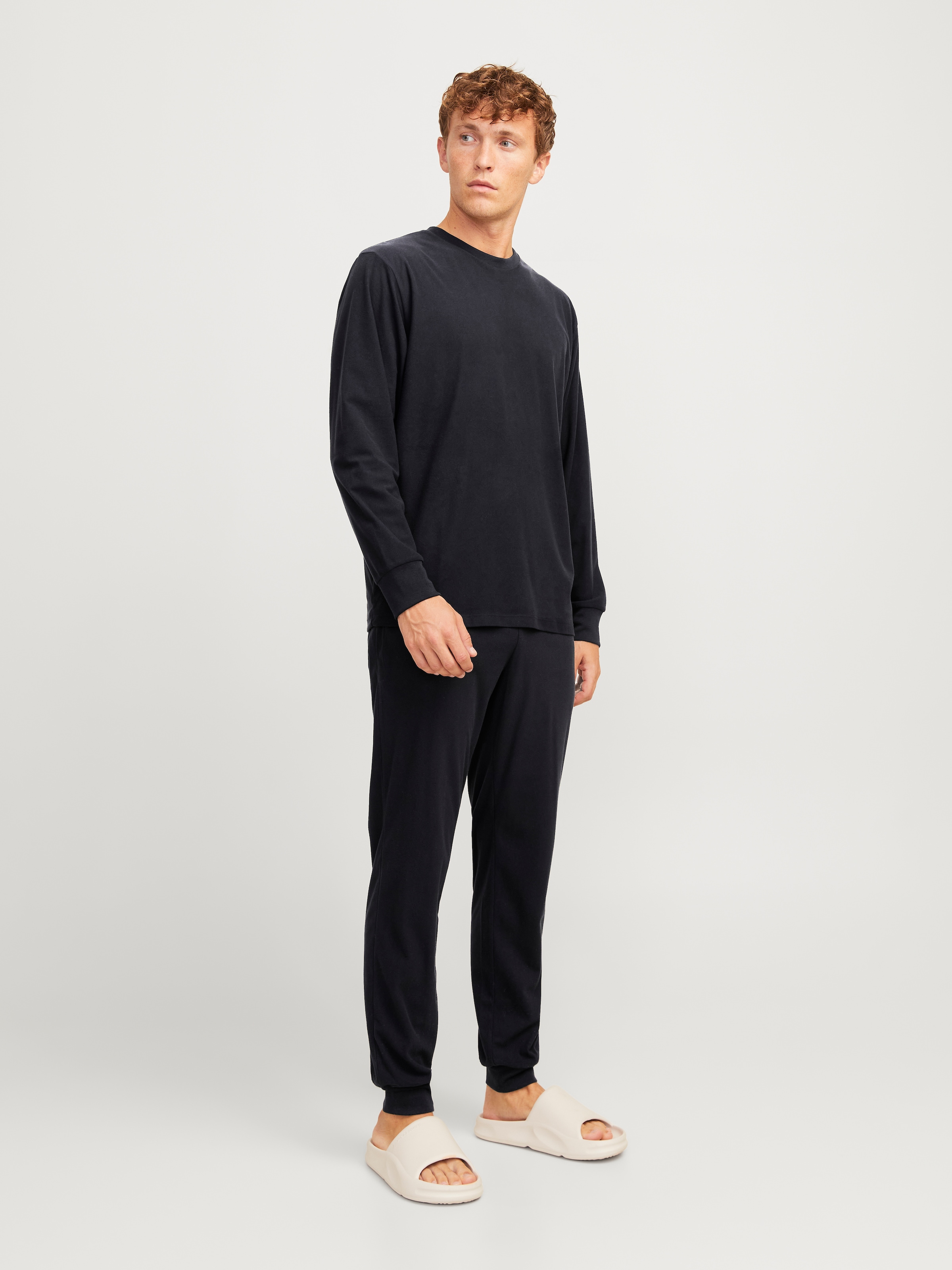 Jack & Jones Langarmshirt »JACSOLID LOUNGE SET W NOOS«, 2 Stk.