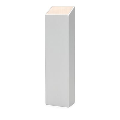 Pillendose Monolith, 7 Fächer, Silber