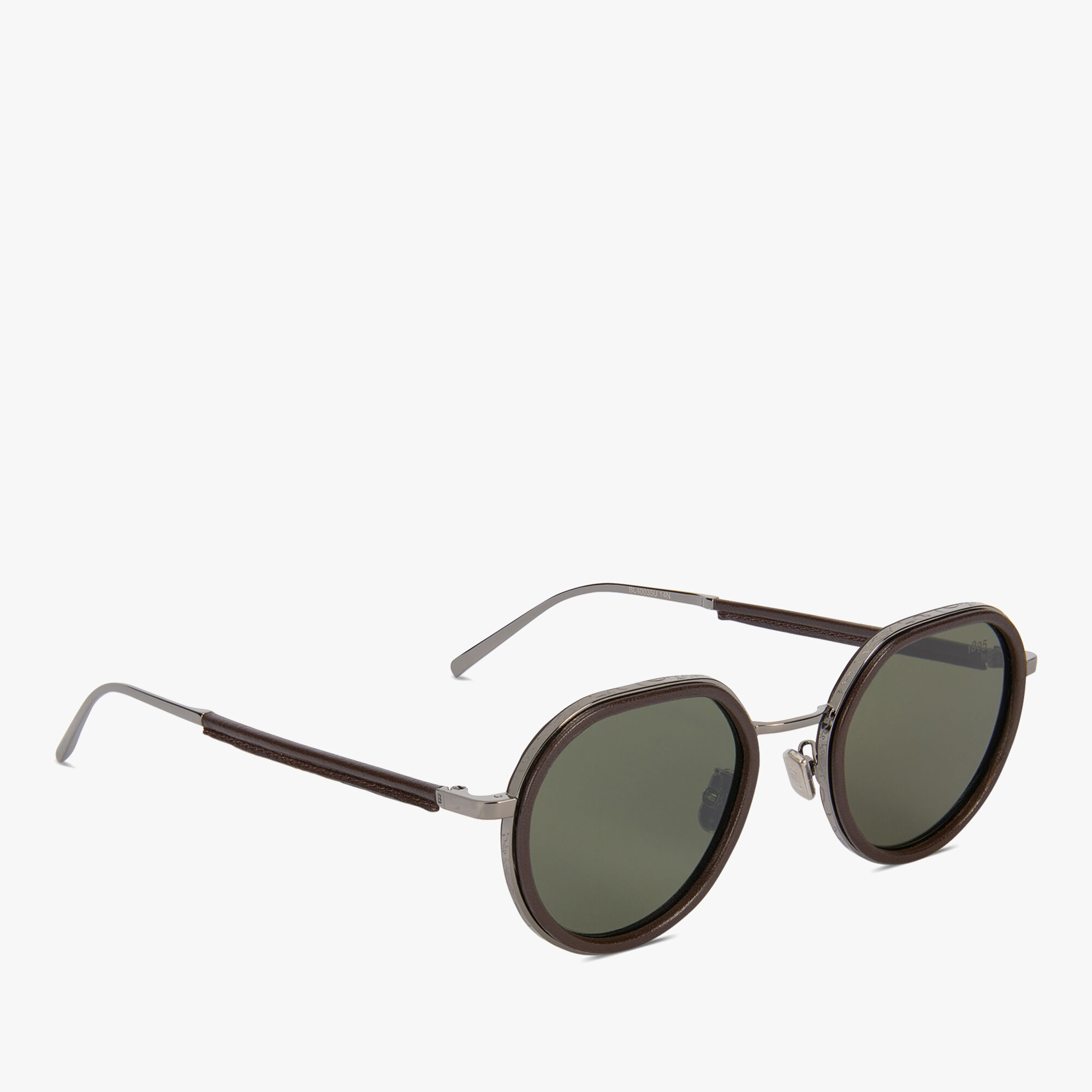 Lunettes De Soleil Centaury En Metal Et Cuir