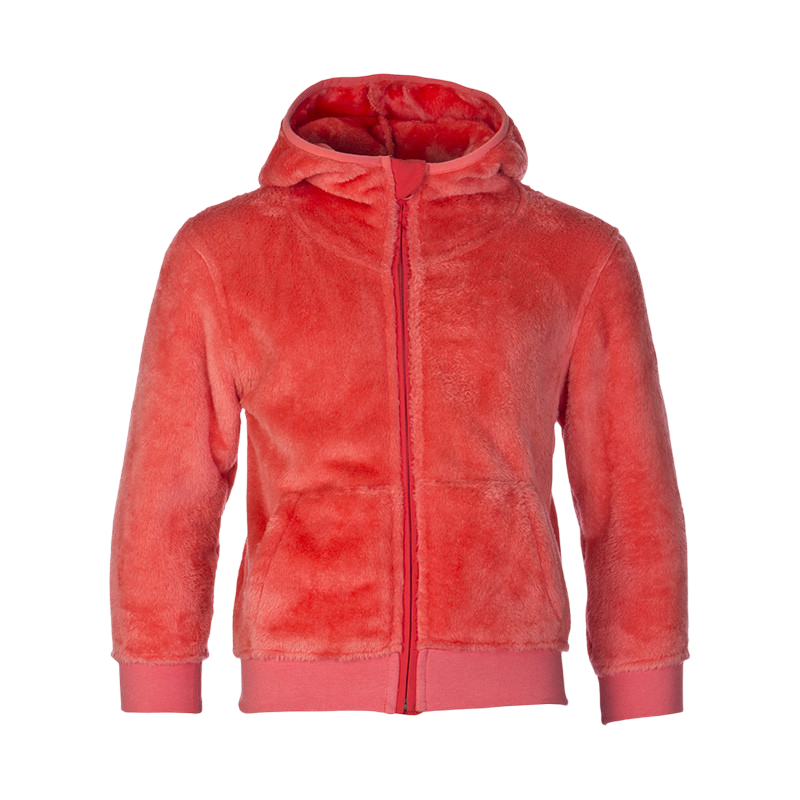 Kinder Pebbles Fleecejacke cayenne red