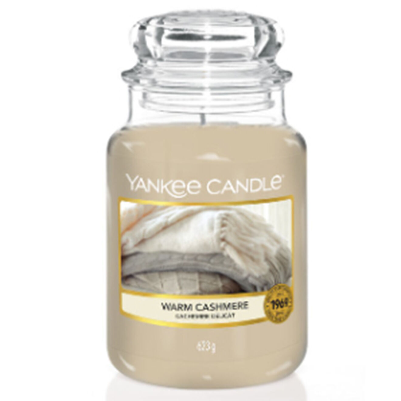 Yankee Candle Bougie parfumée Grande jarre Cachemire délicat - 110 à 150h