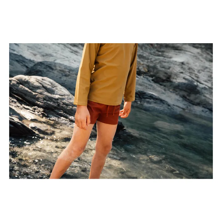 Matona Short de Bain Fibres Recyclées | Rouge brique