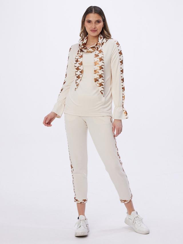 Edelsweatshirt Metallicprint