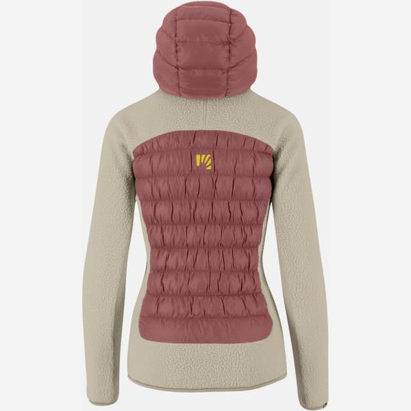 Doudoune ski de randonnée KARPOS MARMAROLE RETRO W JKT DECO ROSE/OAT