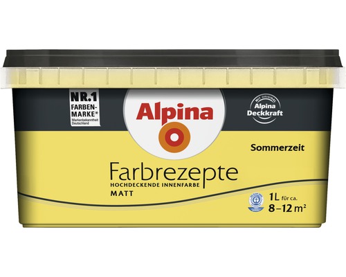Alpina muurverf kleur recepten zomer 1 l