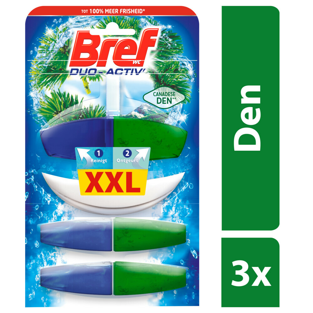 Bref Toiletblok Duo Actief Pine3 stuks
