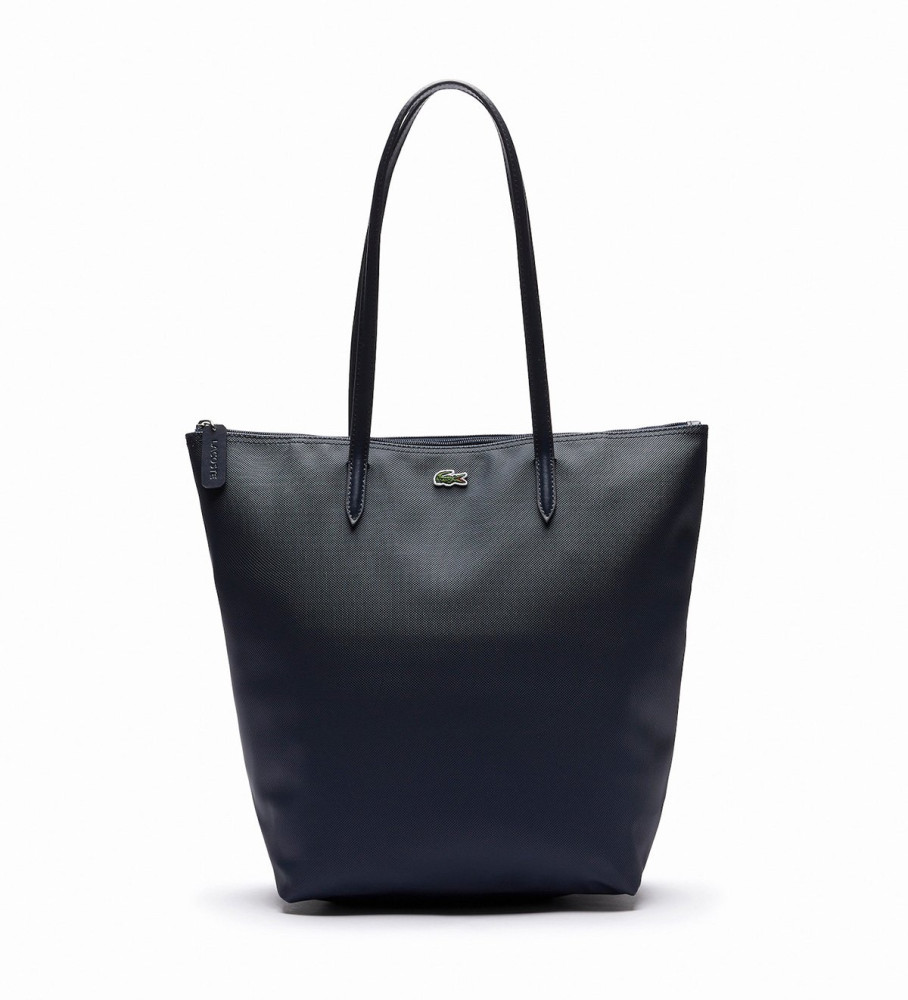 Sacola de compras Lacoste preta