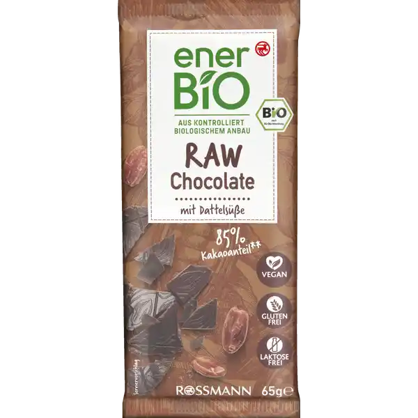 RAW Chocolate mit Dattelsüße 85% Kakaoanteil