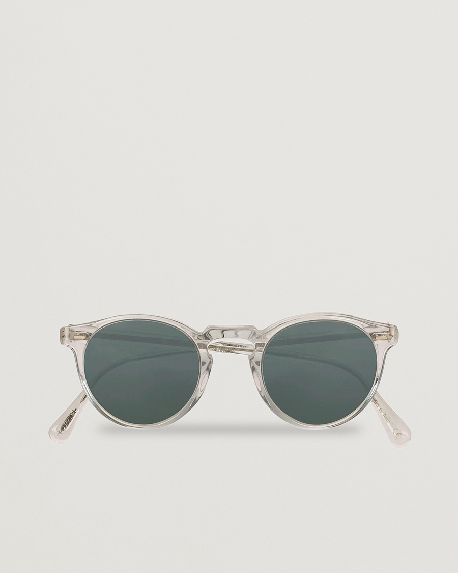 Oliver Peoples Gregory Peck Sunglasses Crystal/Indigo Photochromic