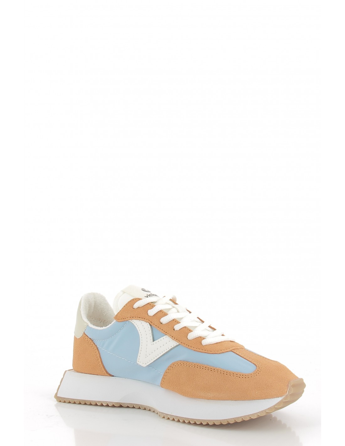 victoria Baskets de ville femme Orange/Bleu