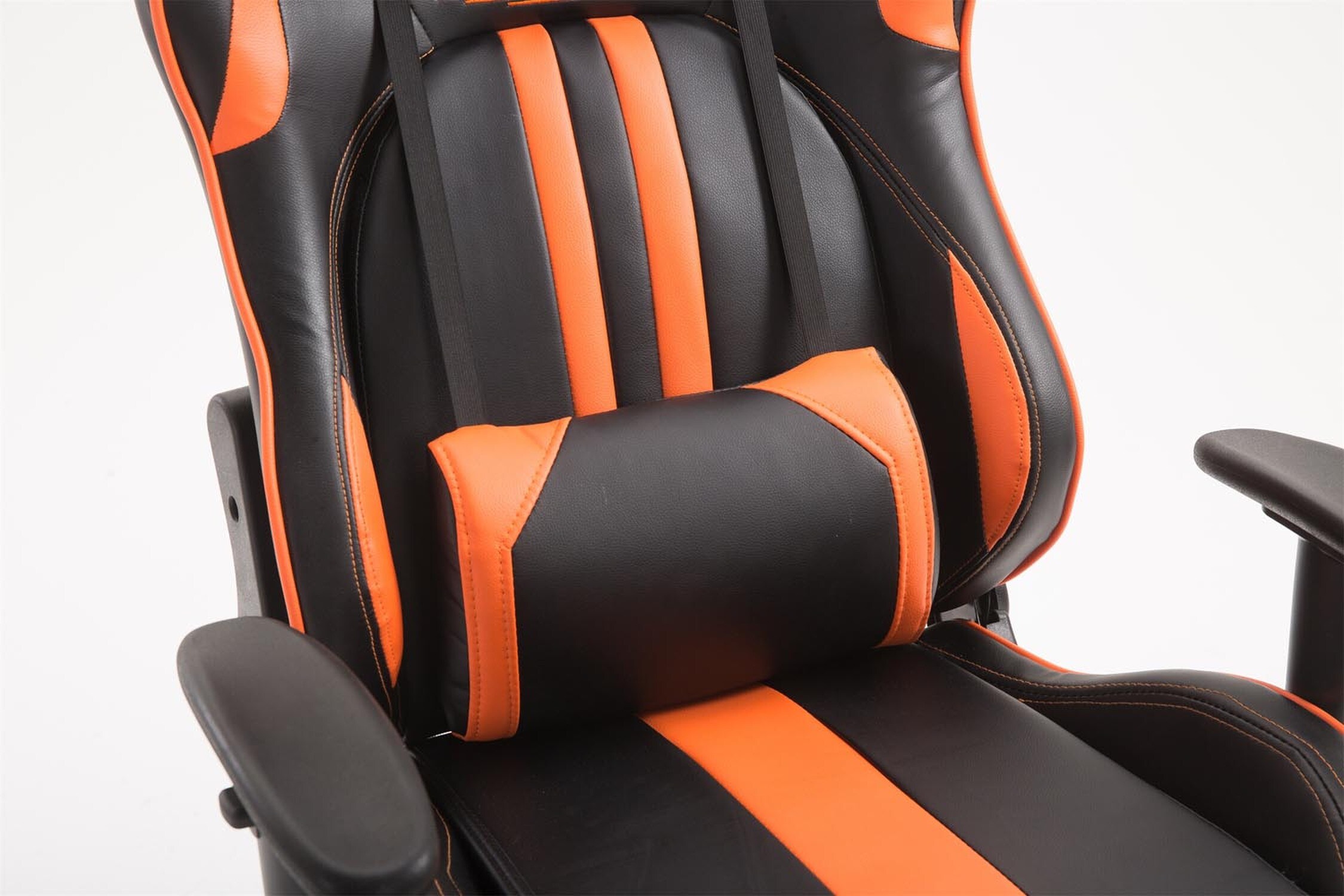 TPFLiving Racing Bürostuhl Limitless mit FußablageSchwarz/Blau