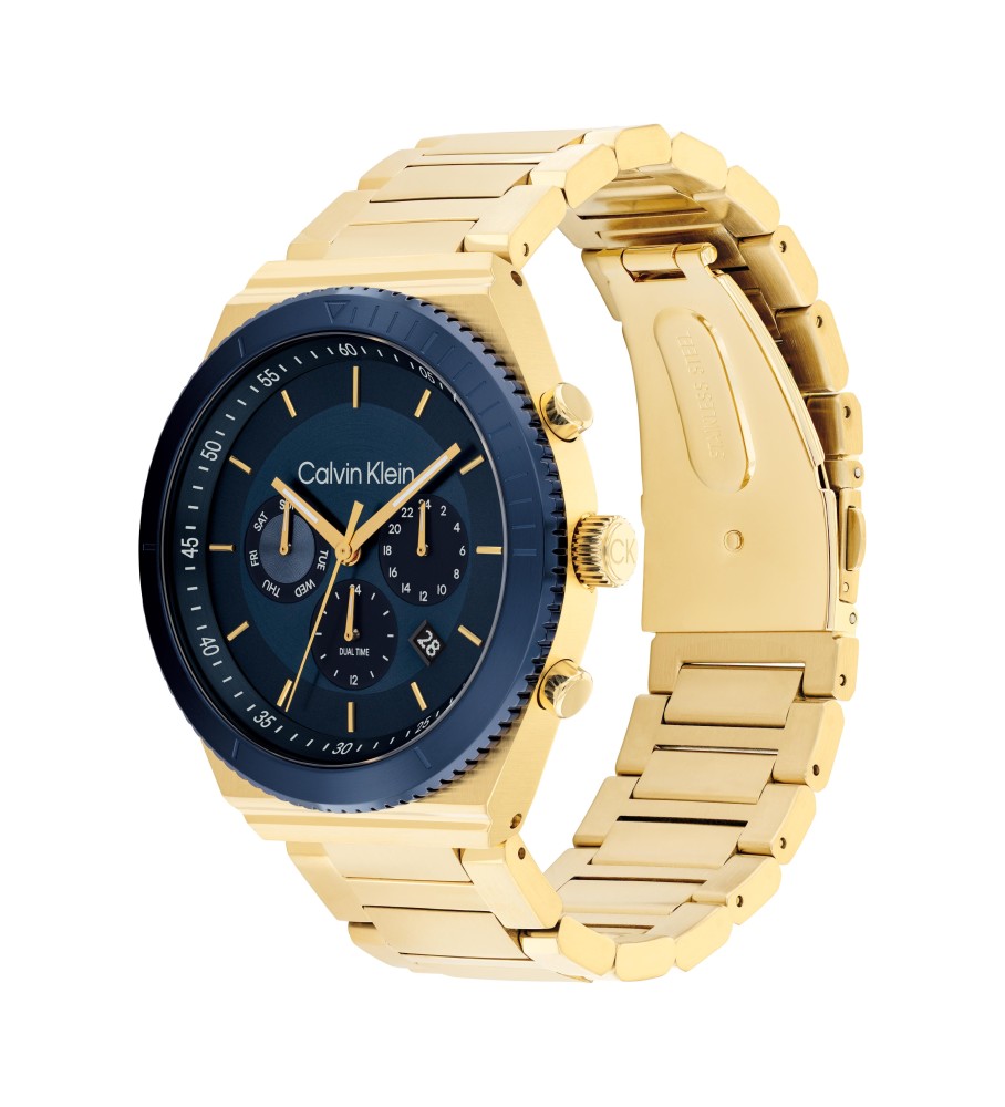 Relógio analógico Calvin Klein Fearless, azul marinho