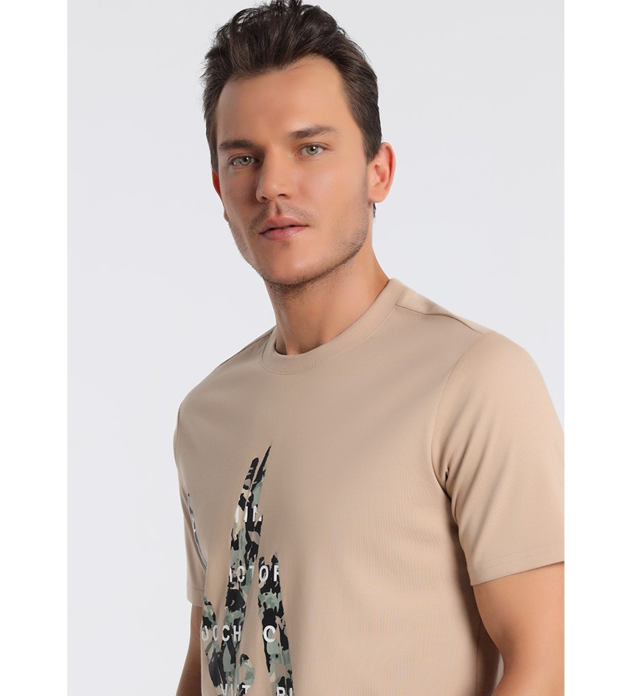 Victorio & Lucchino, Camiseta de Manga Curta V&L 132457 Marrom