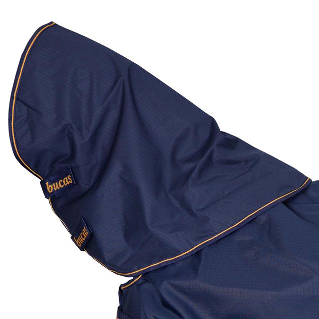 Halsstuk Bucas Irish Turnout Combi 300gr Donkerblauw-goud