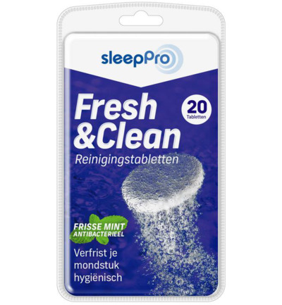 SleepPro Fresh & clean reinigingstabletten (20 stuks)