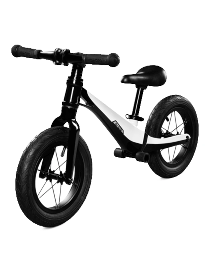 Laufrad MICRO BALANCE BIKE DELUXE PRO in schwarz/weiß