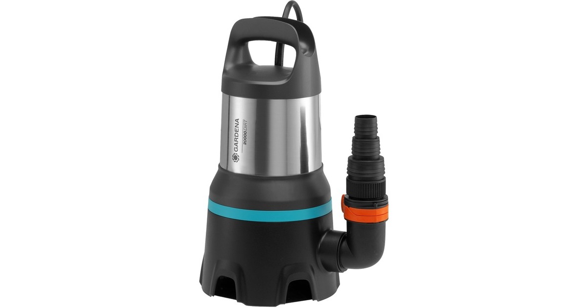 GARDENAVuilwaterpomp 20000 Aquasensor dompel- en drukpompen  (Zwart/roestvrij staal, 9044-20)