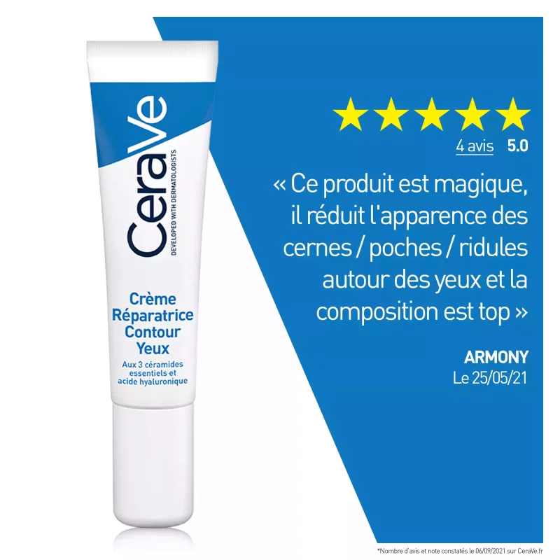Cerave Crème Réparatrice Contour des Yeux - 14ml