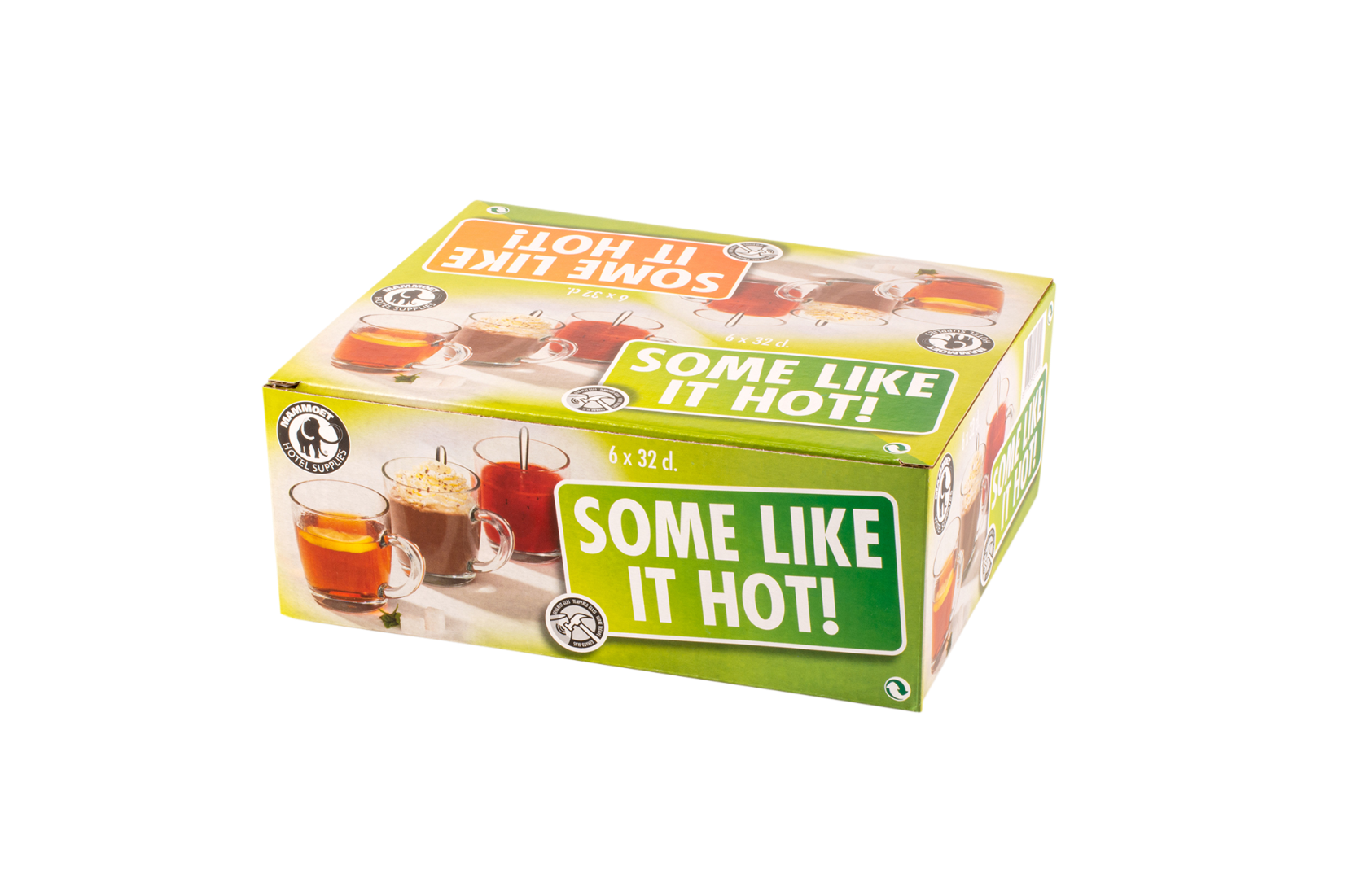 Mammoet - Some Like It Hot - Theeglas - 6 stuks - 32 cl
