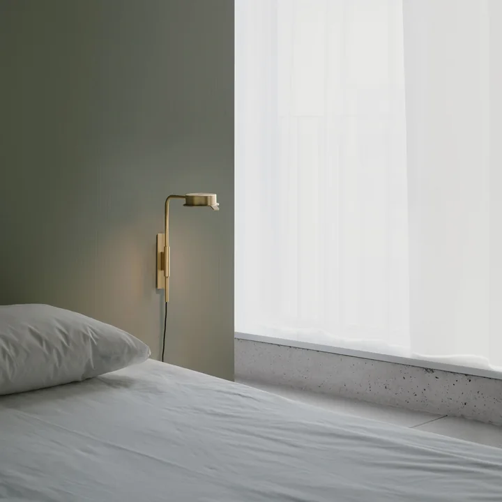 Wästberg - w102 Chipperfield LED Wandleuchte w, gold