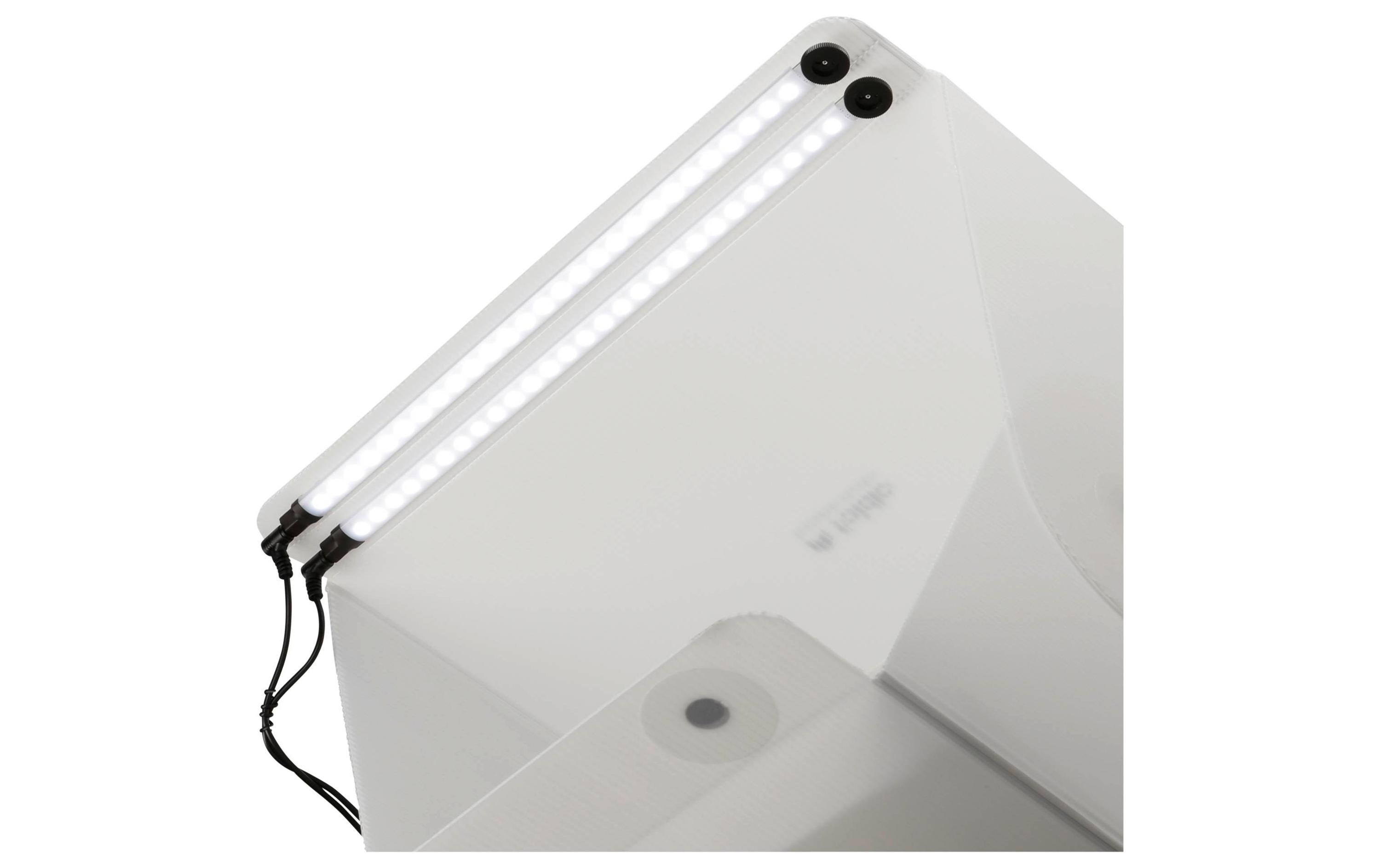 Ersatzleuchtmittel Extra LED-Set – Foldio 2Zwei Ersatz-LED-Lichtstreifen für das tragbare Mini-Fotostudio Foldio 2