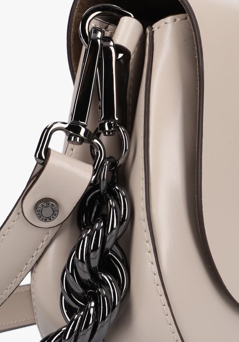 GIANNI CHIARINI witte gianni chiarini schoudertas helena round 1