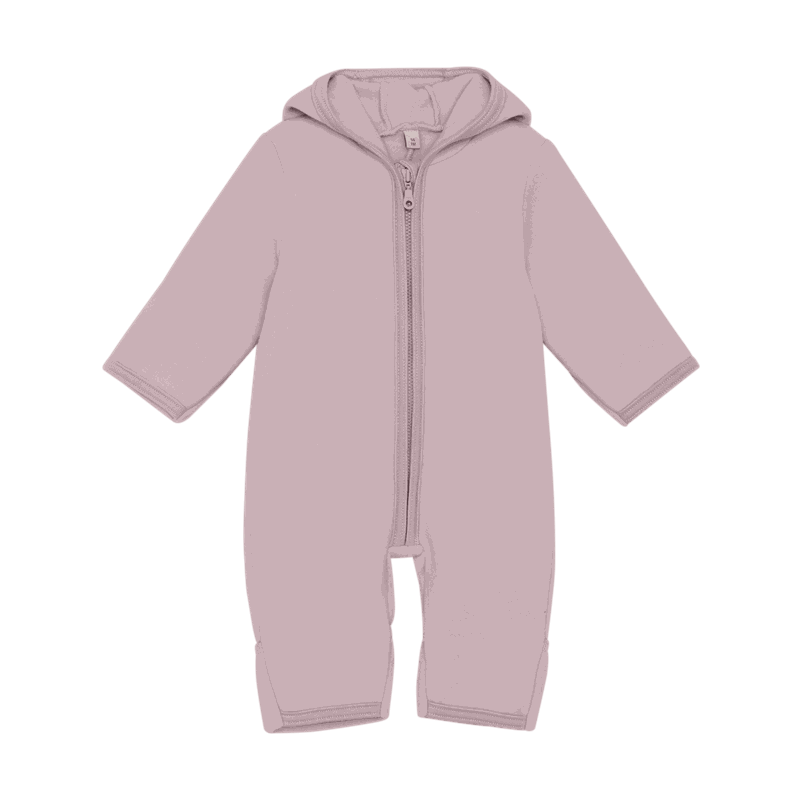 Pram Suit Ears Cot. Fleece Deauville Mauve - Huttelihut - Rumpetroll