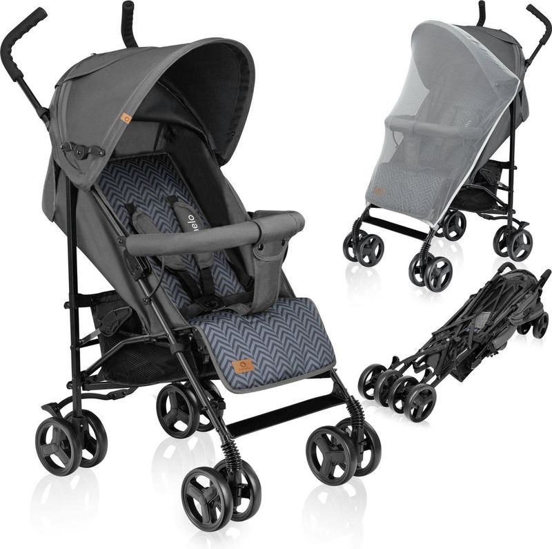 Lionelo Elia Buggy - Kinderwagen - Rijke set - lichte 7kg - Verstelbare