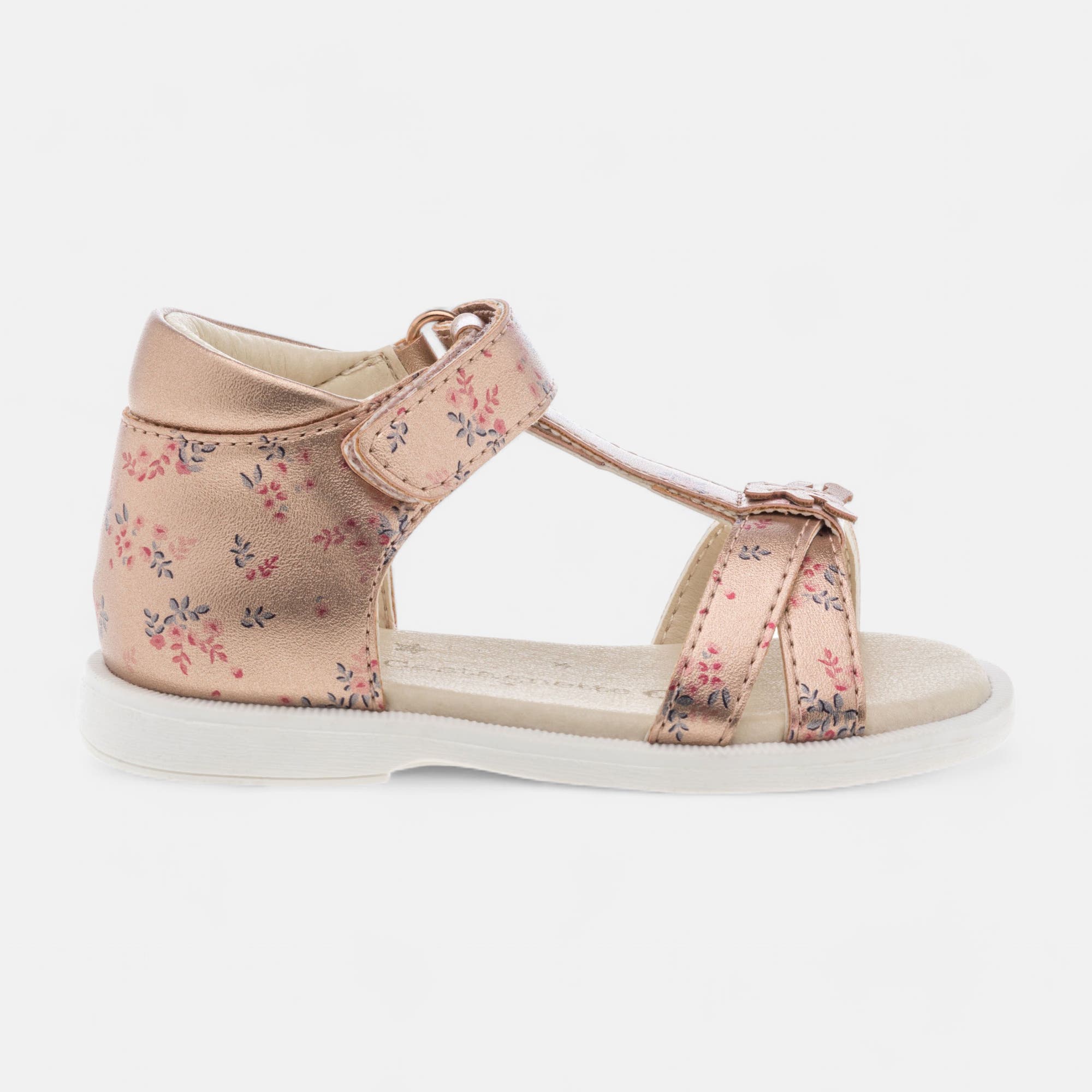 Nu-pieds Bébé fille or