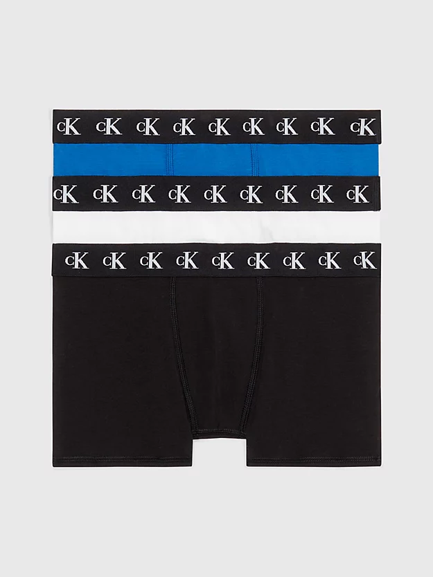 Conjunto de 3 Cuecas Boxer Infantis - Monograma CK