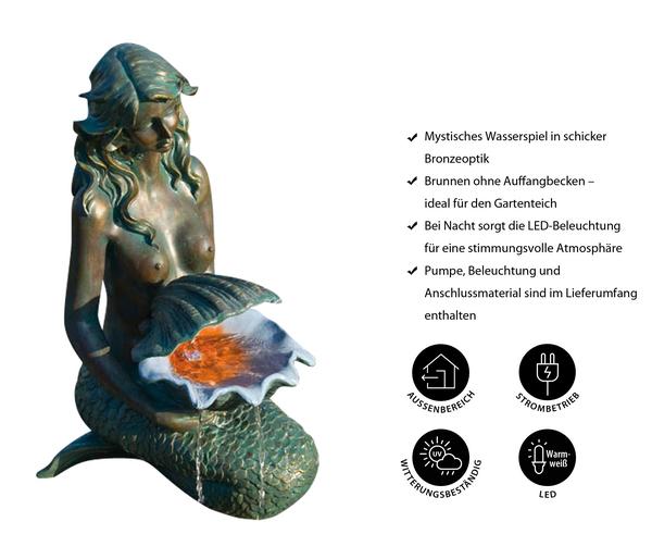 Ubbink Polyresin-Gartenbrunnen Oslo, 34 x 46 x