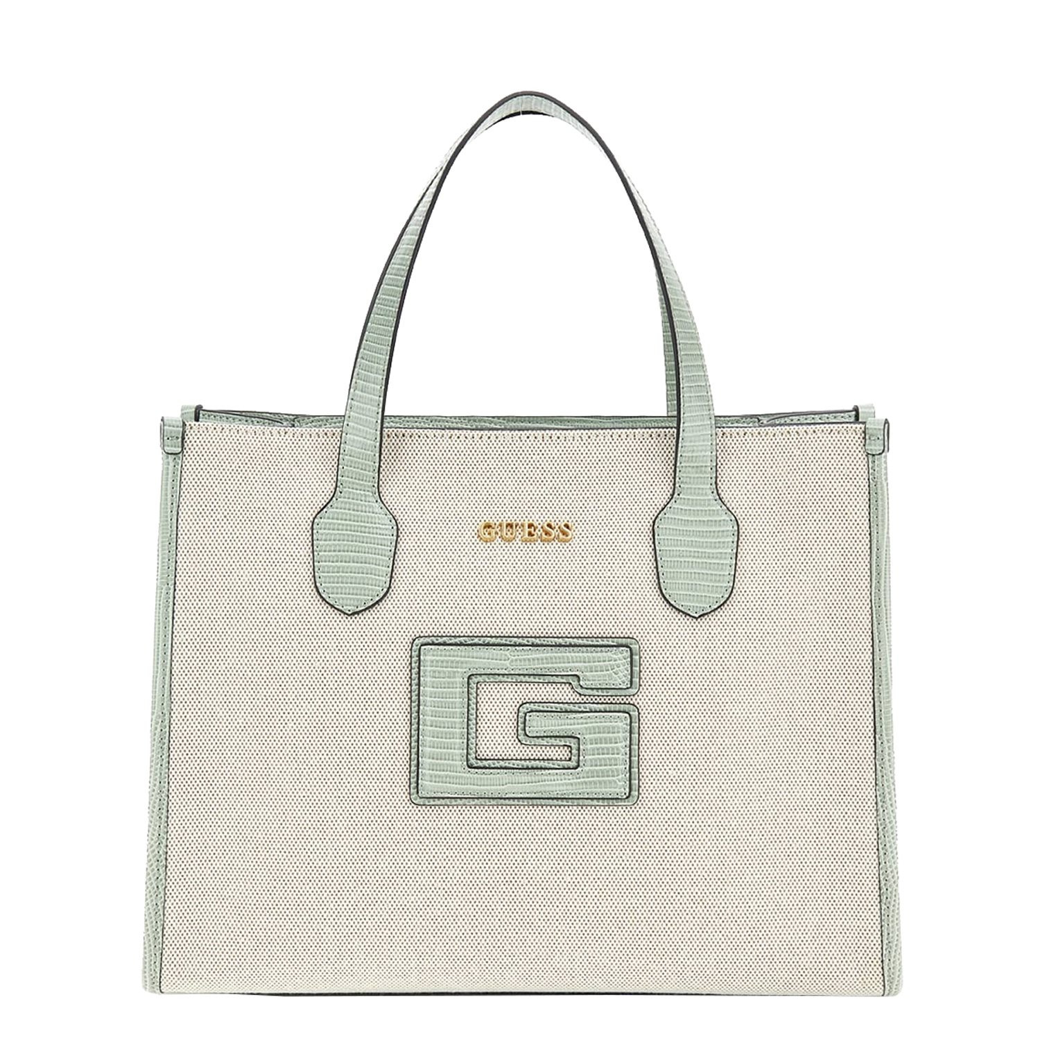 Guess G Status 2 Compartment Tote natural/sage