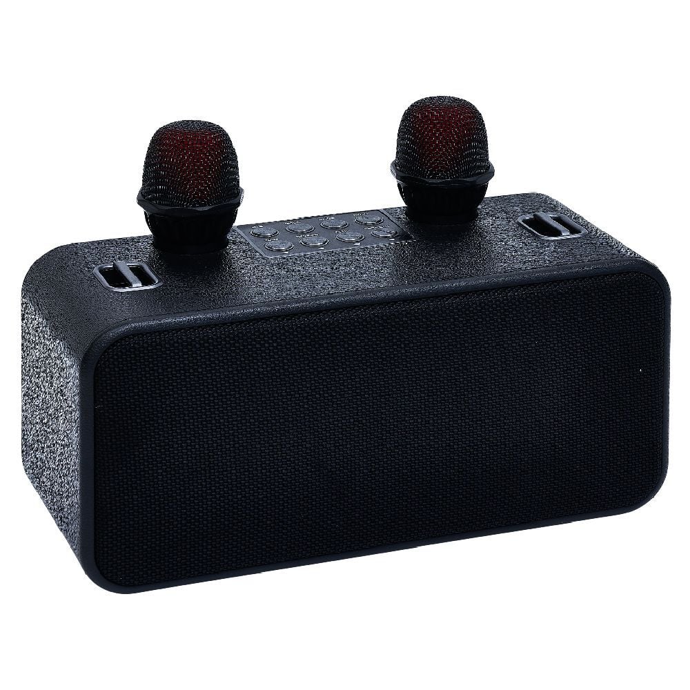 Enceinte karaoké 2 micros Homday Party - portée 10m autonomie 3h