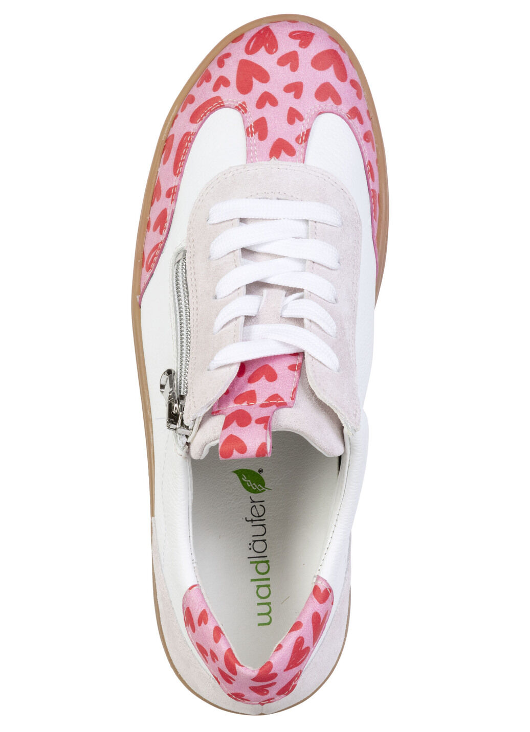 Waldläufer, modische Damen-Sneaker, Weite H, mit herausnehmbarem Fussbett