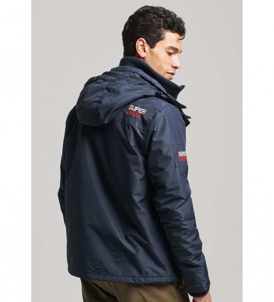 Jaqueta corta-vento Superdry Mountain Nordic, azul-marinho