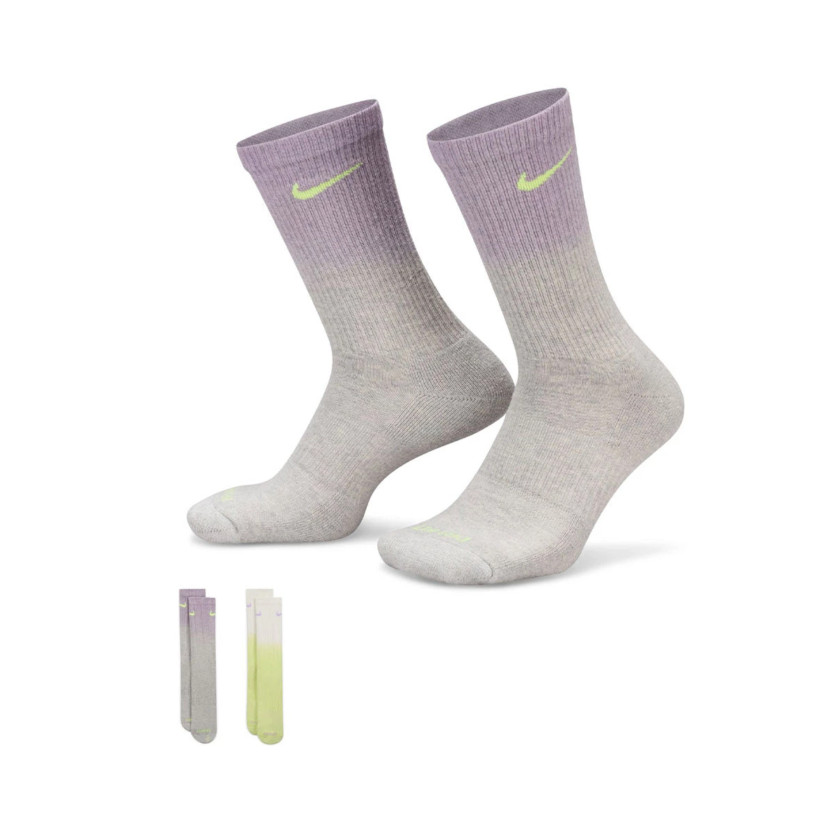 Meias Nike Everyday Plus Cushioned Crew (2 Pares)