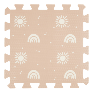 Foam puzzelmat zon&regenboog 120 x 180