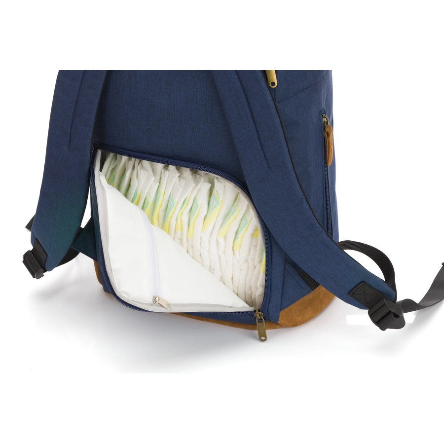 fillikid Wickelrucksack Rolltop Berlin Navy Melange