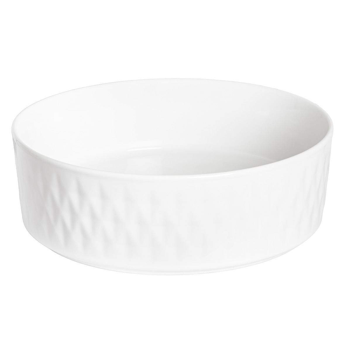 Kerra KR704 waskom rond glans wit 36x36x12cm