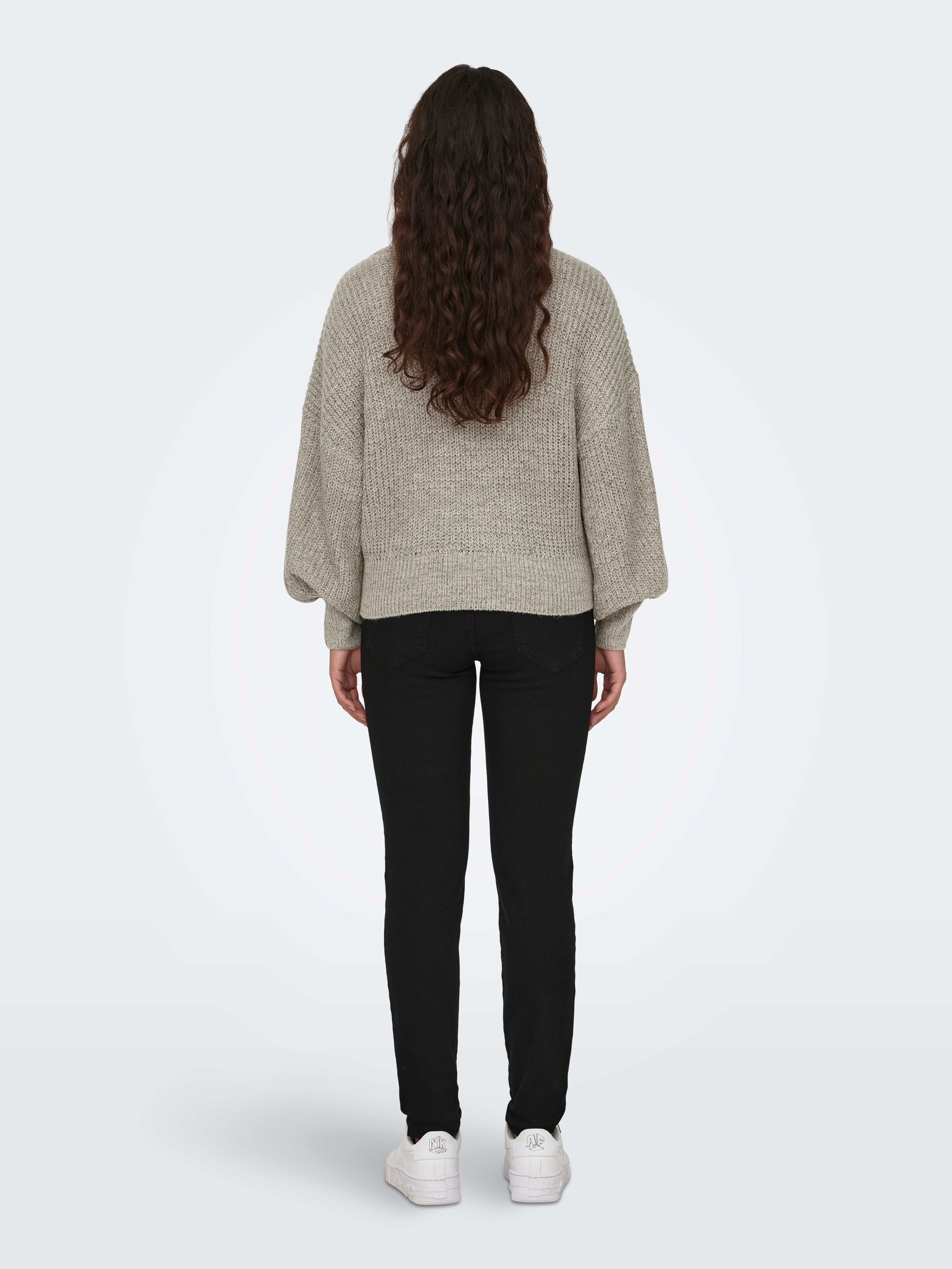 JDYMEGAN Strickpullover Cement