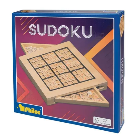 Philos Sudoku, mit Aufbewahrungsfächer, FSC 100%