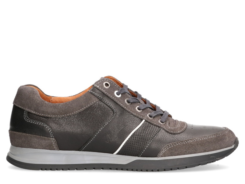 Australian Footwear Catania leather Black Grey White