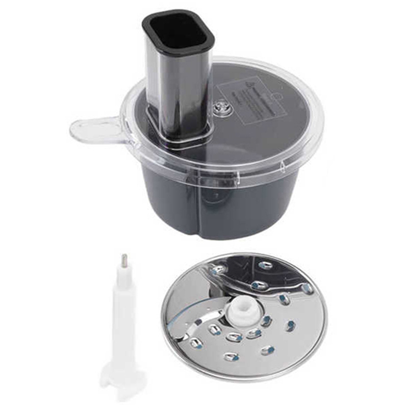 (25x22cm) Gemüse Schneider Zerkleinerungs Reibe für Thermomix TM5 / TM6 Küchenmaschine - Grau