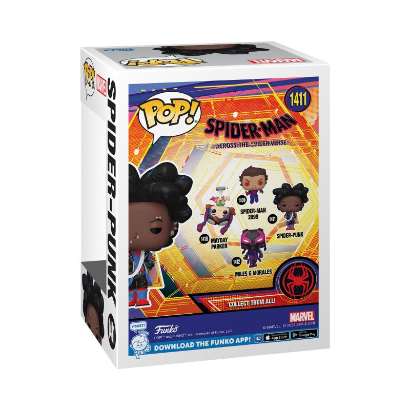 Across the Spider-Verse - Spider-Punk - Funko Pop! n°1411  | Spider-Man Funko Pop!