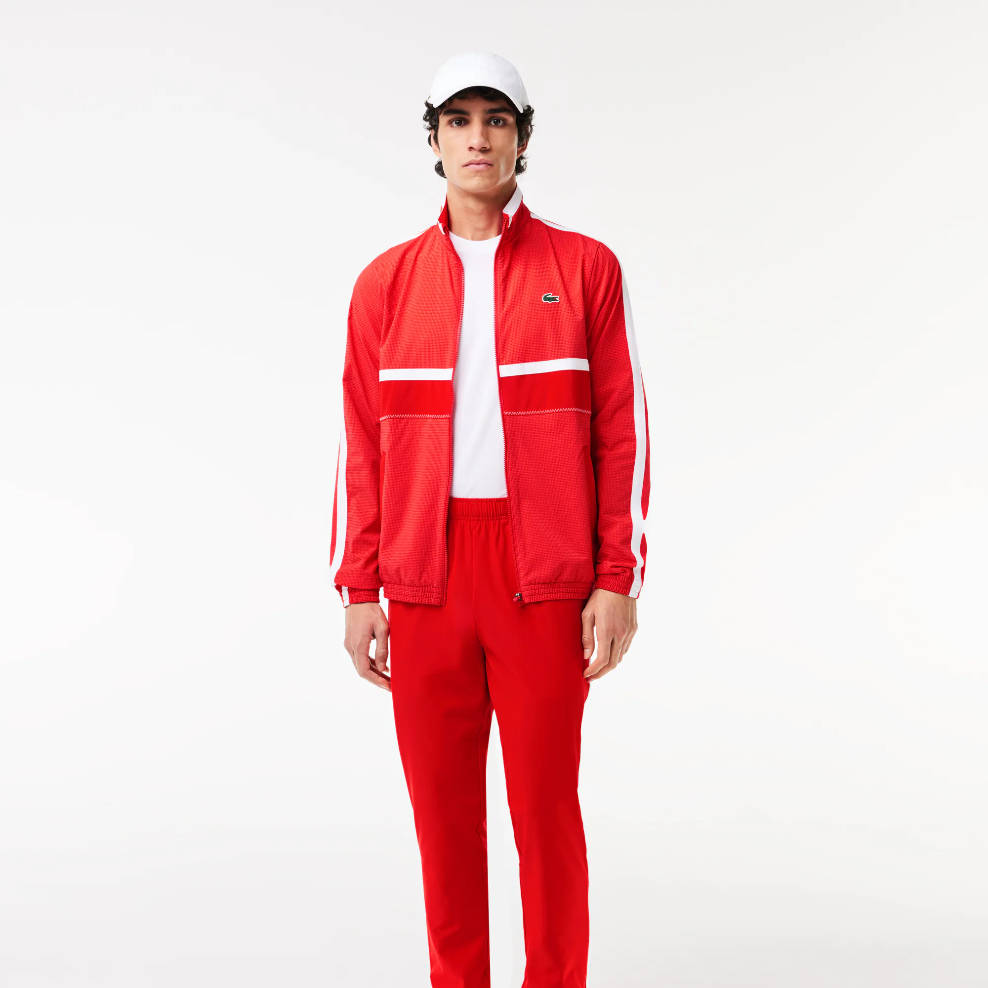 LACOSTE SPORT x Novak Djokovic Trainingsanzug Trainingsanzug-Sets - Rot - Lacoste - Herren