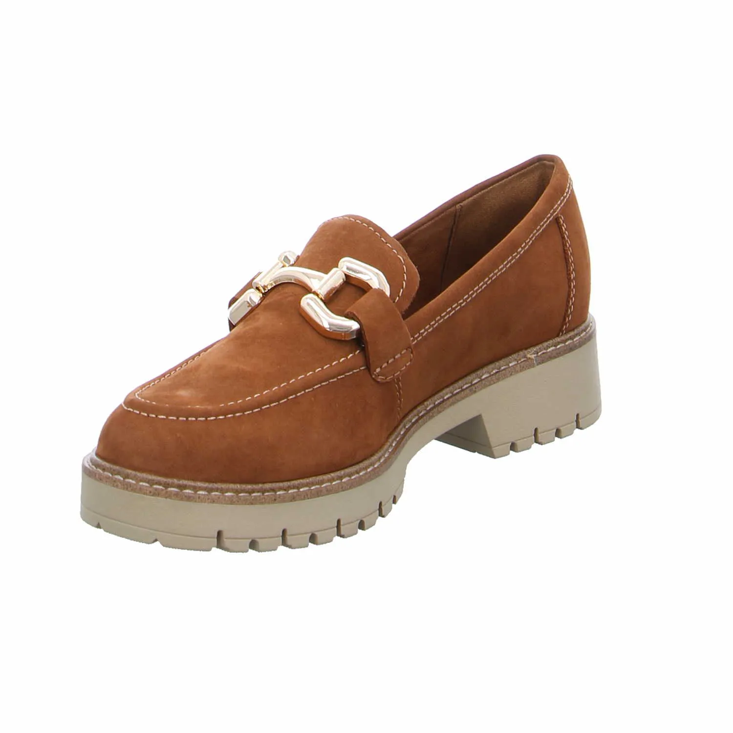 TAMARIS Slipper Cognac Leder