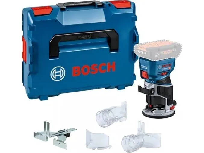 Bosch cordless edge router GKF 18V-8 Professional solo, 18Volt (blue/black, without battery and charger, in L-BOXX) - SOLO