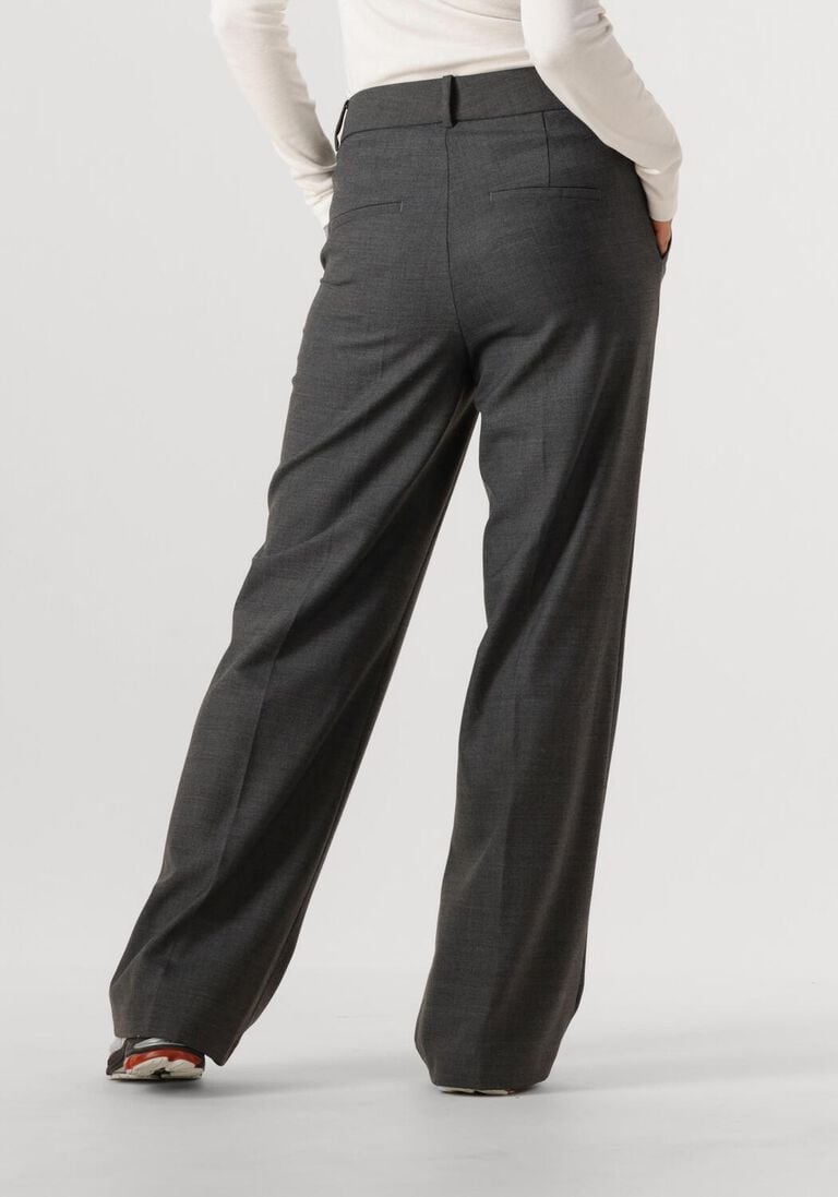 donkergrijze cambio wijde broek amelie