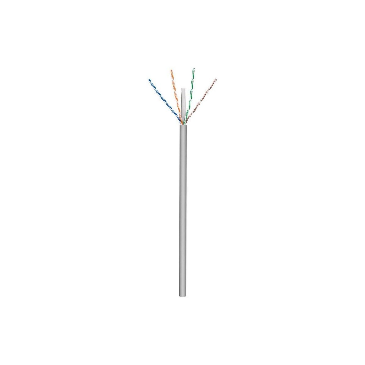 Goobay CAT 6 nettverkskabel, U/UTP, grå